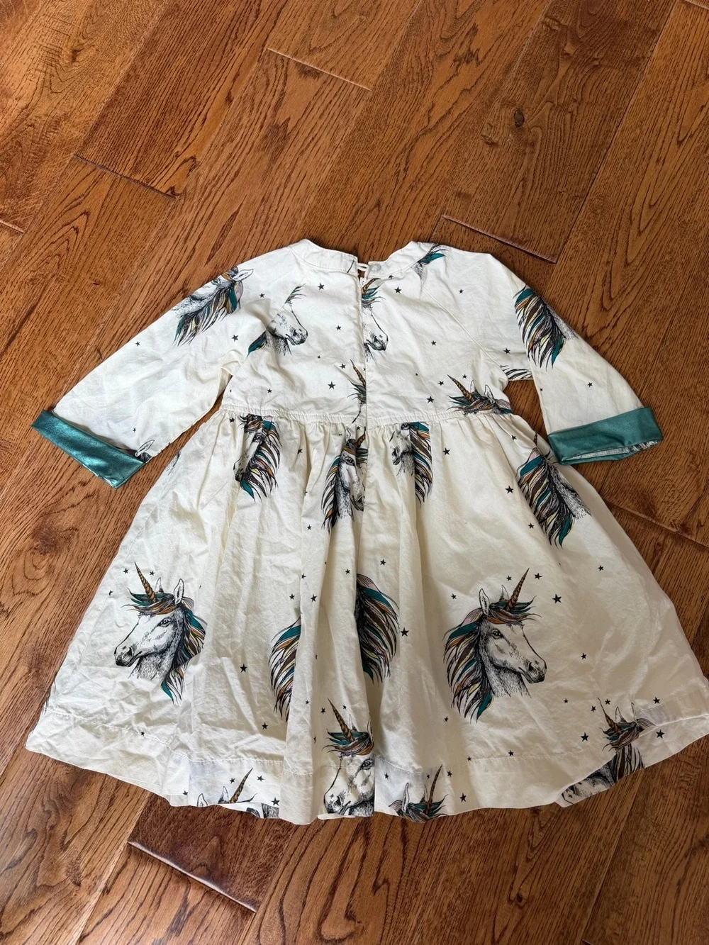 Pink Chicken Olive Dress Unicorn Print 🦄 size 2 great condition smoke pet free